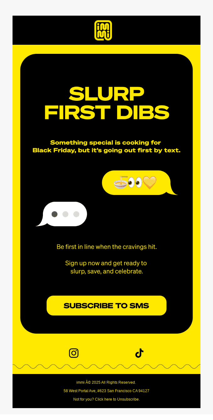 Be the first to know when our sale hits!