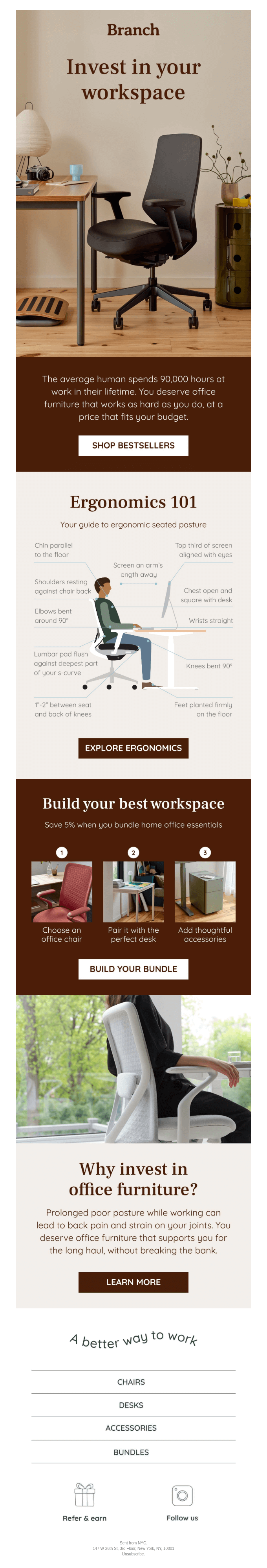 Better Posture = A Better Workday