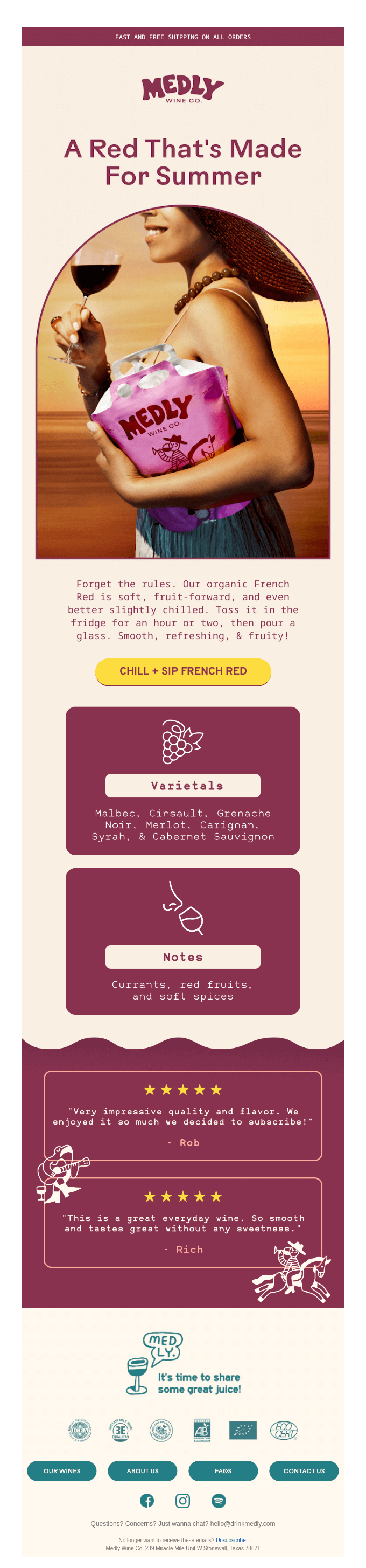 Even better chilled... 🍷