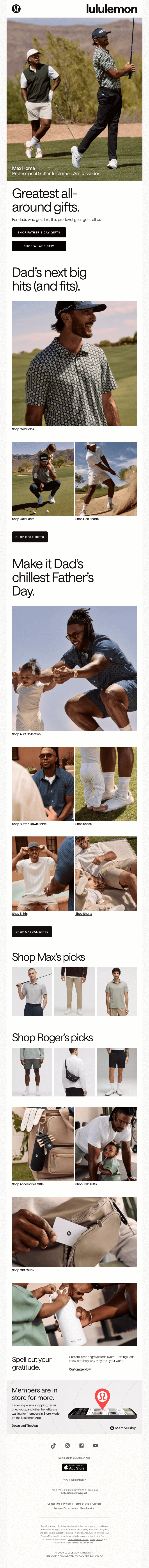 Pro-level picks for Dad