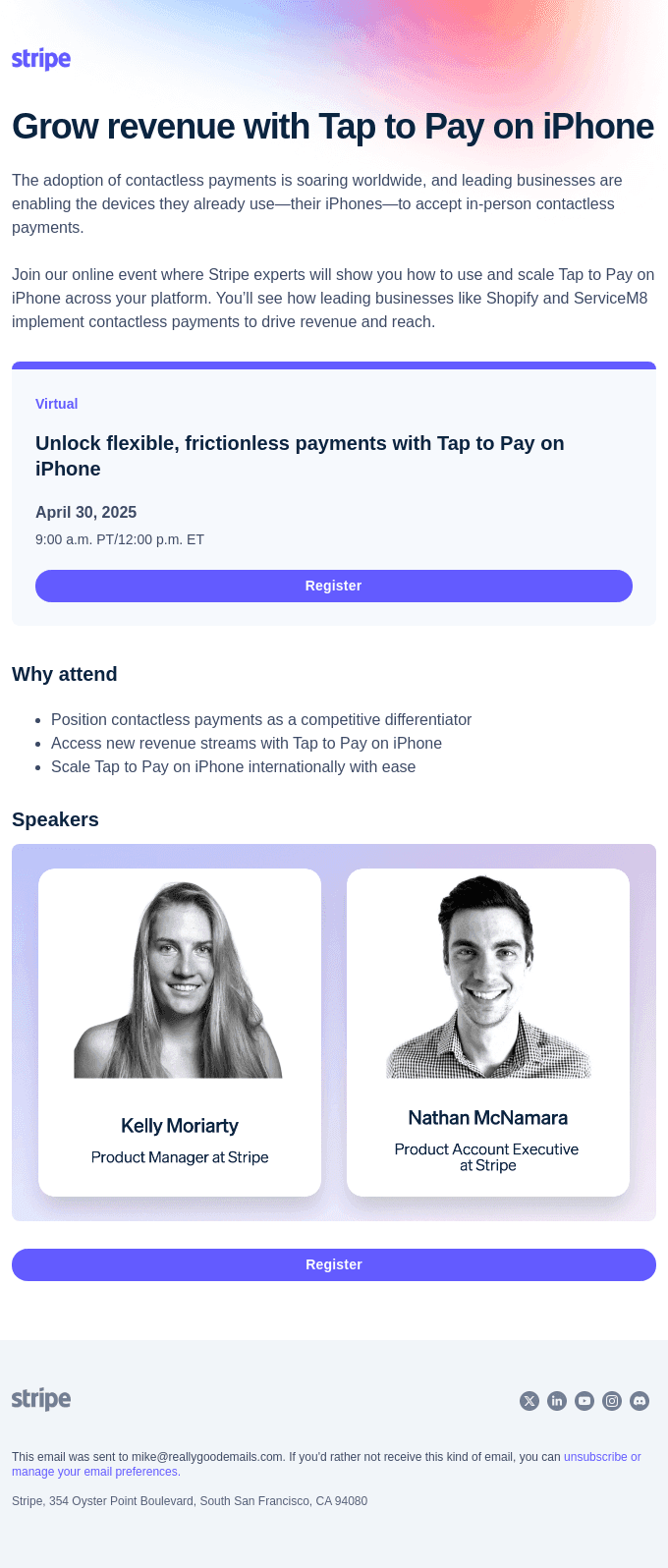[You’re invited] Scale with Tap to Pay on iPhone